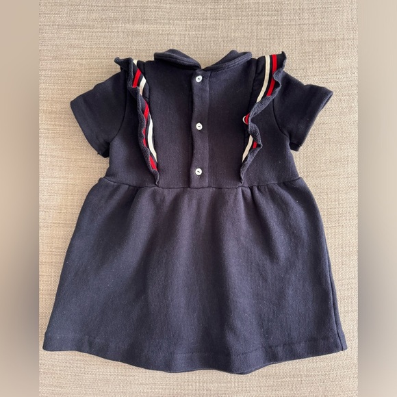 GUCCI Baby Cotton-jersey Dress In Blue - Picture 3 of 7